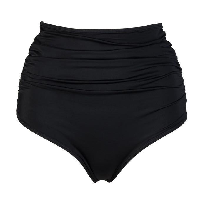 'Brave' Black High Waisted Gathered Bottoms - The Firefly Collection
