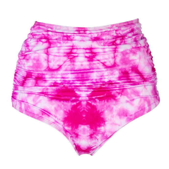 Brave High Waisted Bottoms- Pink Tie - The Firefly Collection